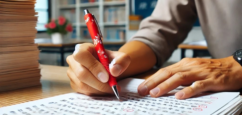 Automated Chinese Essay Grading with Gen AI / LLM